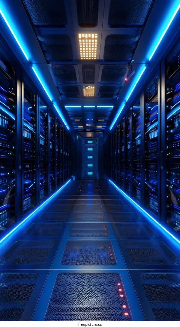 Blue Server Room Infrastructure