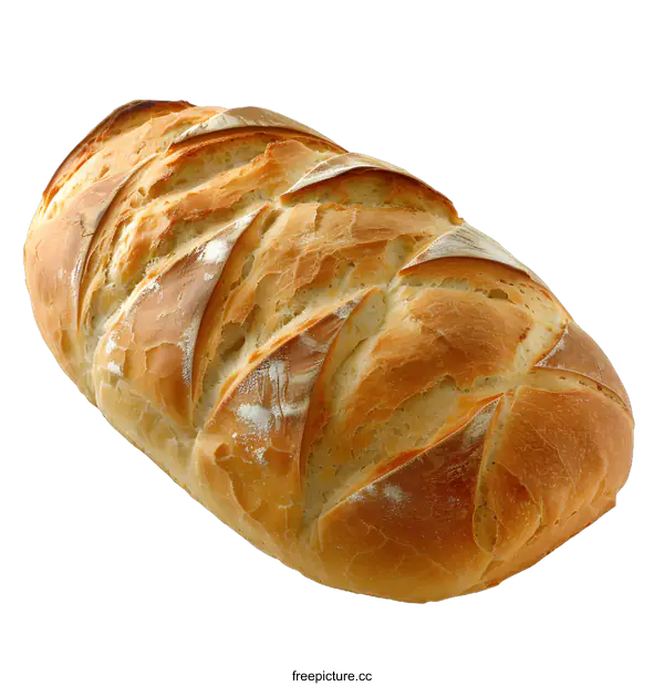 [Transparent Background PNG]Loaf of bread on a white background