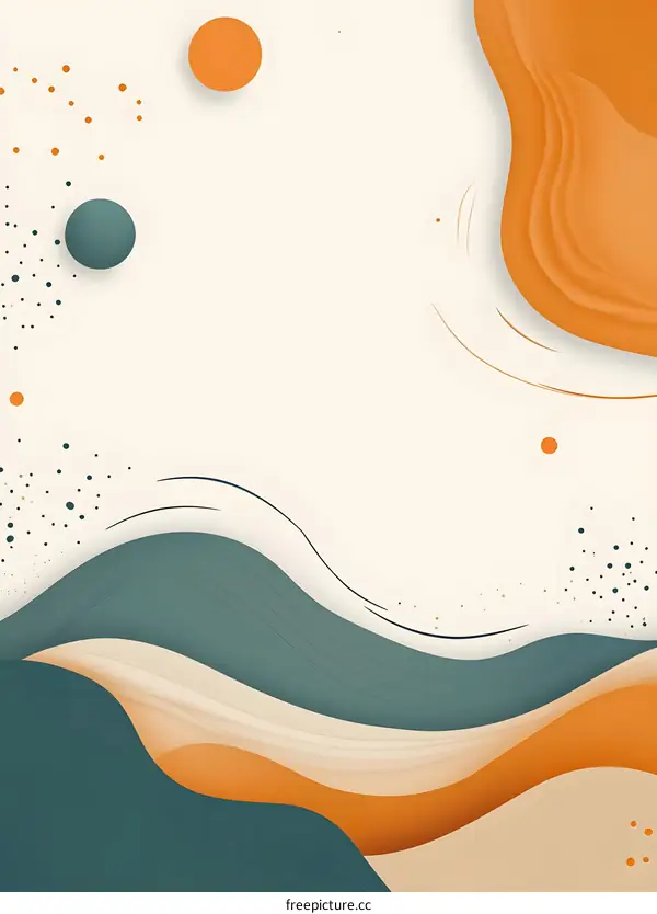 Abstract Shapes and Colors Illustration Background