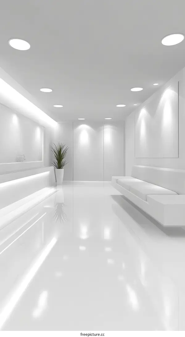 Modern Minimalist White Interior Design