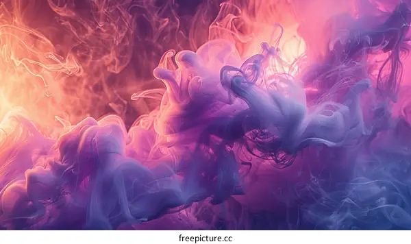 Colorful smoke background