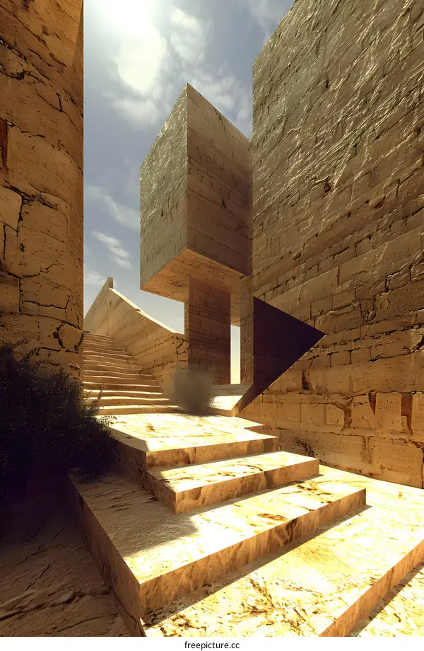 Ancient Stone Architecture in the Desert