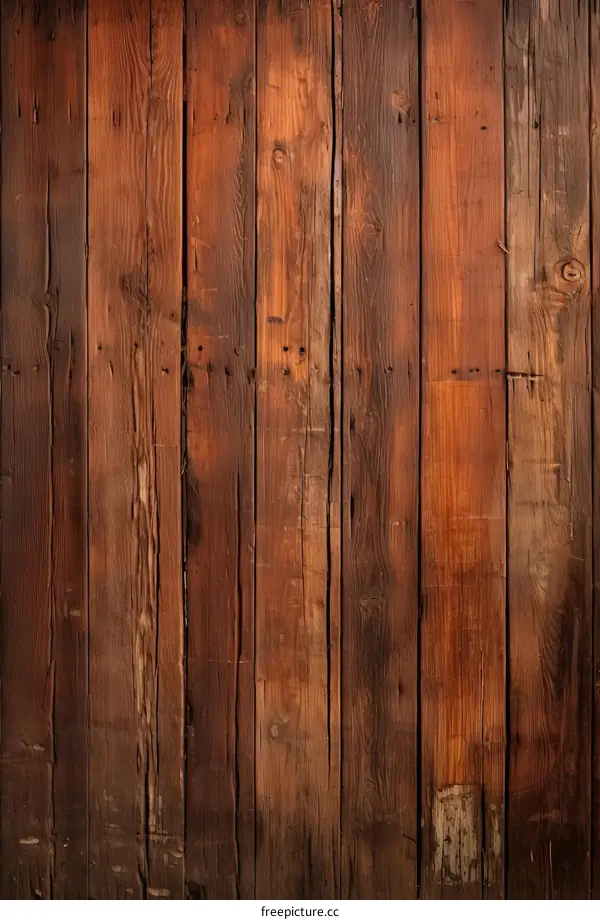 Weathered Wooden Fence Plank Background