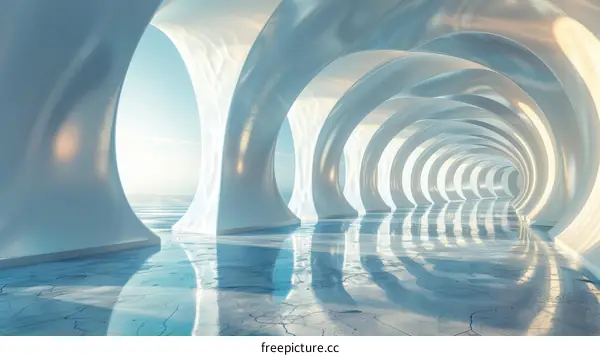 Futuristic Ocean Tunnel: A Glimpse into the Future