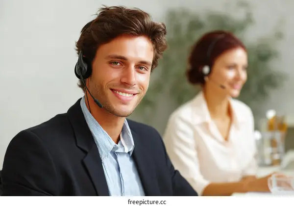 Business Customer Service Team Portrait