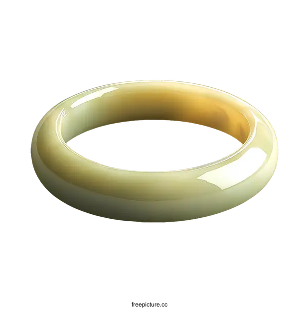 [Transparent Background PNG]Elegant Jade Bracelet Illustration