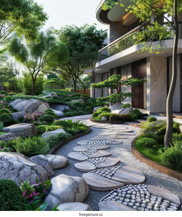 Garden Landscape Design Effect