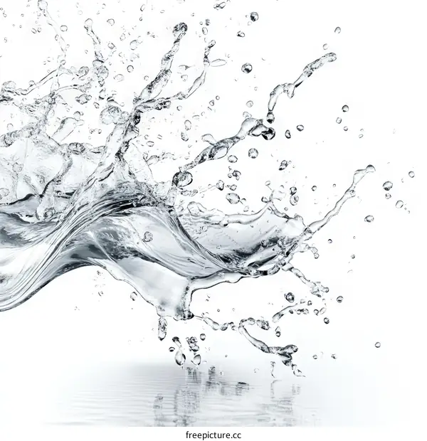 Water Splash Abstract Art