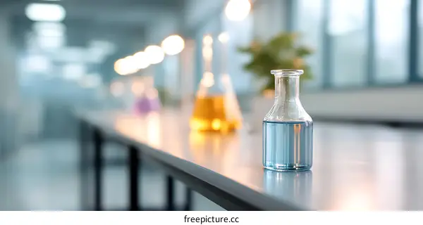 Laboratory Experiment Glassware Chemical Science