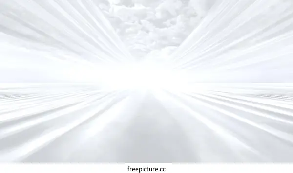 Abstract White Light Tunnel