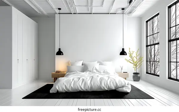 Modern Minimalist Bedroom Interior Design