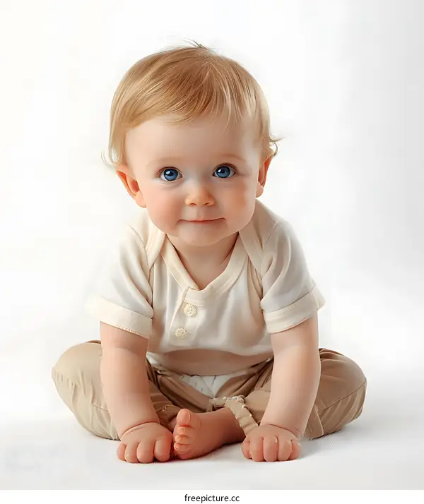 Portrait of a happy baby