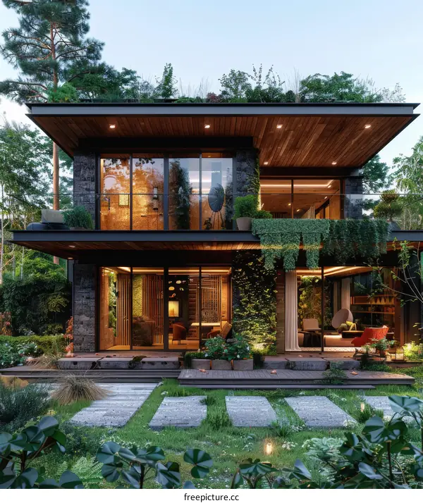 Modern House with Natural Design Elements