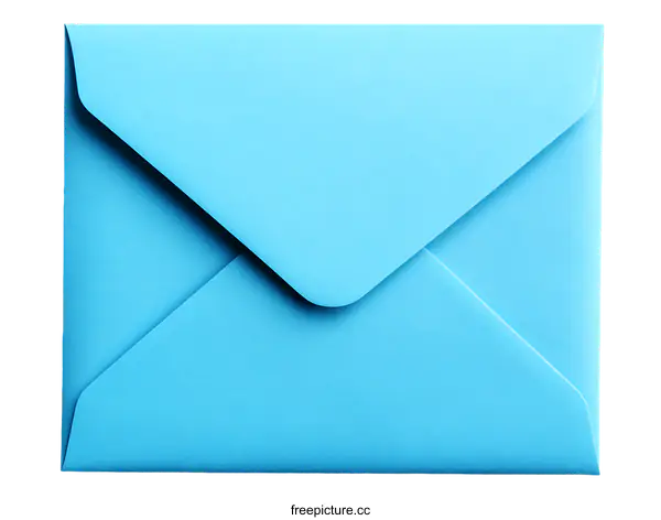 [Transparent Background PNG]Light Blue Envelope for Mail