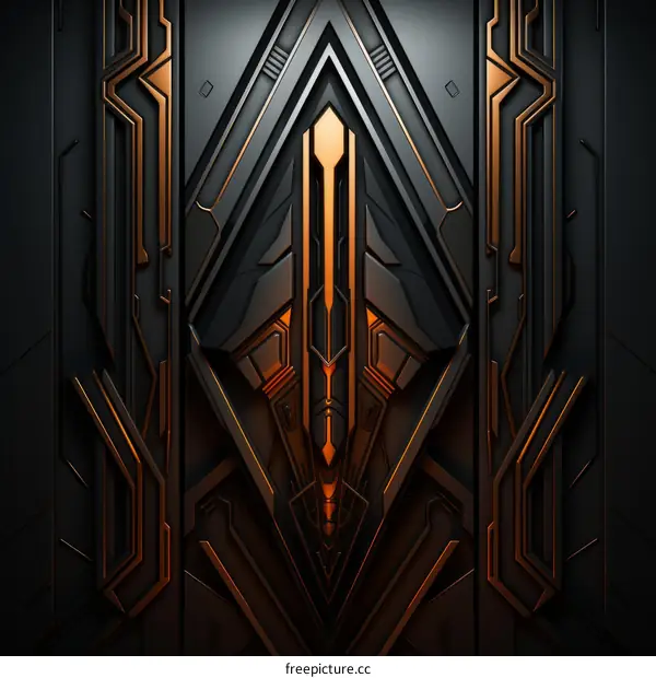 Abstract Futuristic Technology Background