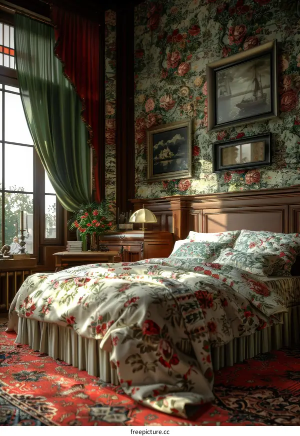 Elegant Victorian Bedroom Interior Design
