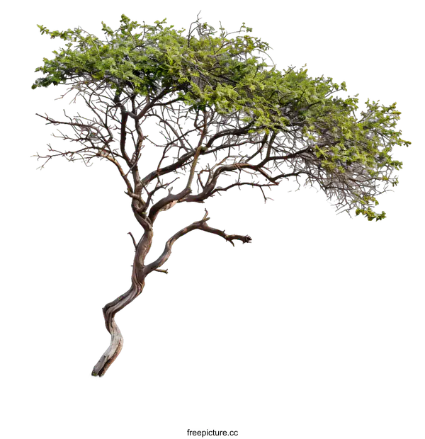 [Transparent Background PNG]Isolated Tree with White Background