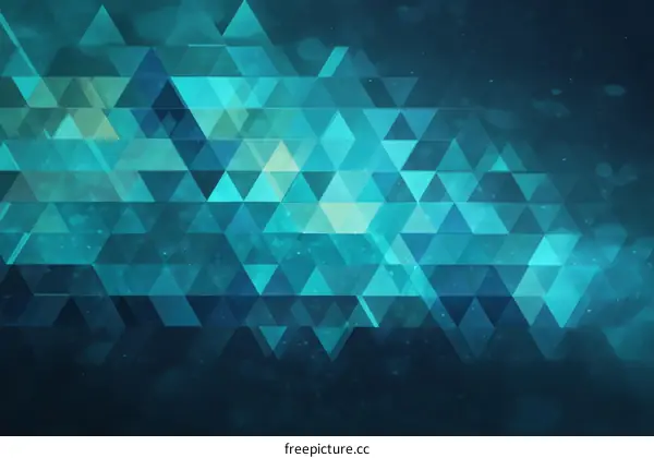 Abstract Geometric Triangle Background Design