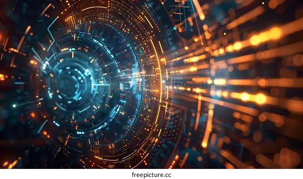 Abstract Technology Background