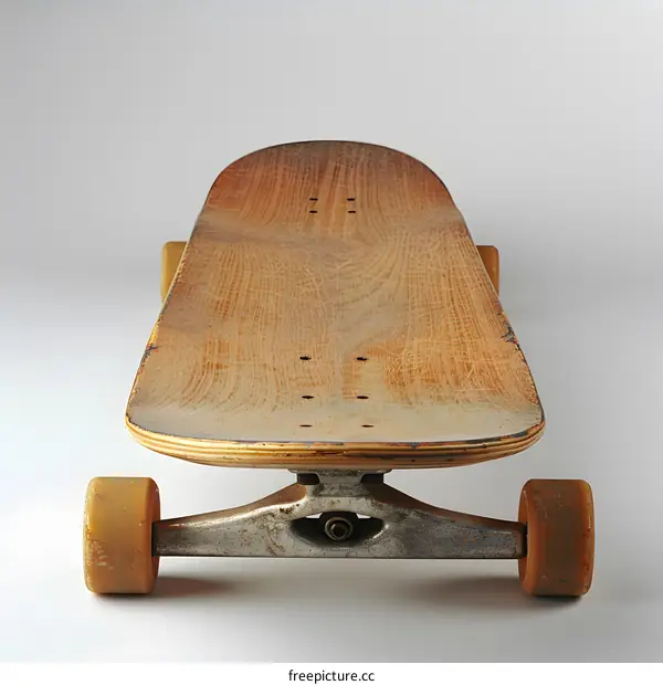 Old Used Skateboard