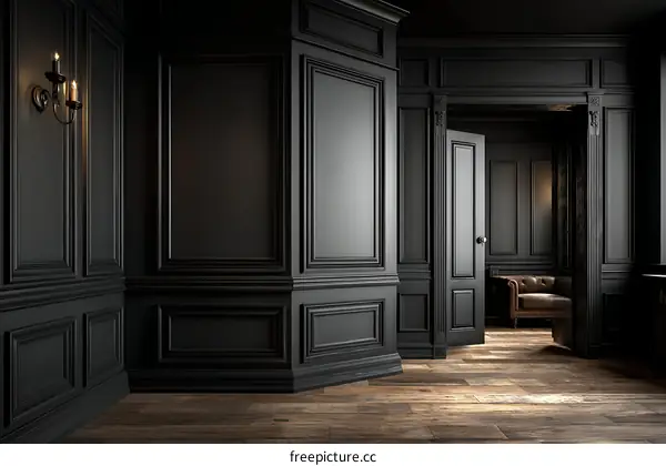 Dark Elegant Interior Design Studio