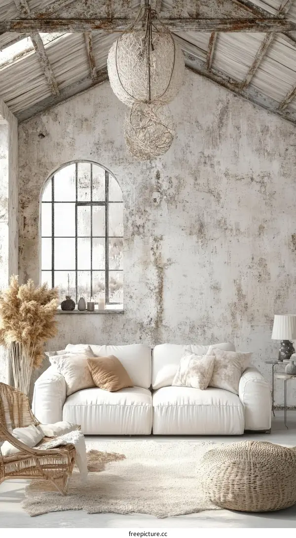 Modern Rustic Living Room Interior Design