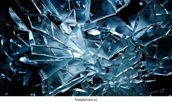 Shattered Glass Background