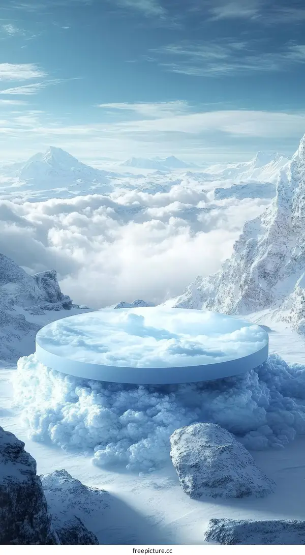 Winter Wonderland Ice Platform
