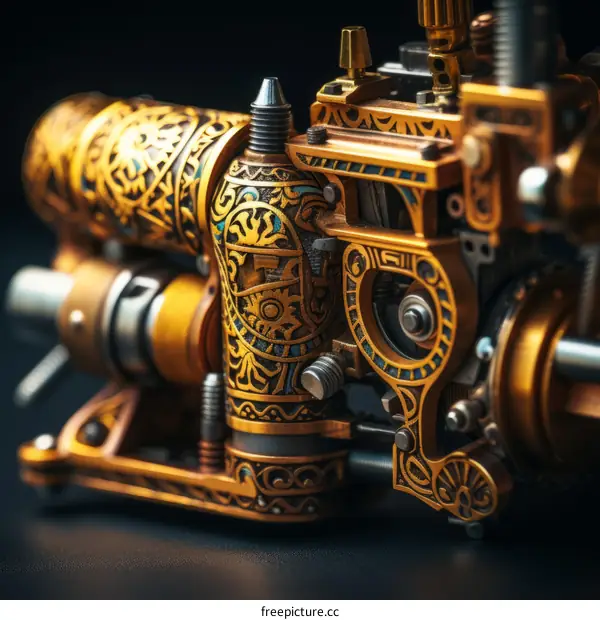 ornate steampunk machine