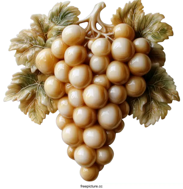 [Transparent Background PNG]Decorative Ceramic Grapevine Illustration