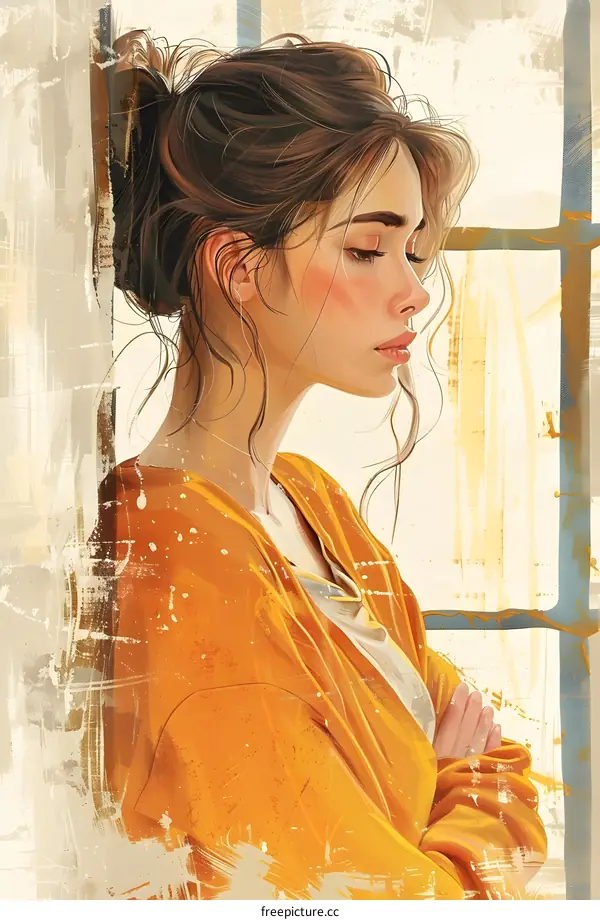 portrait of a beautiful girl