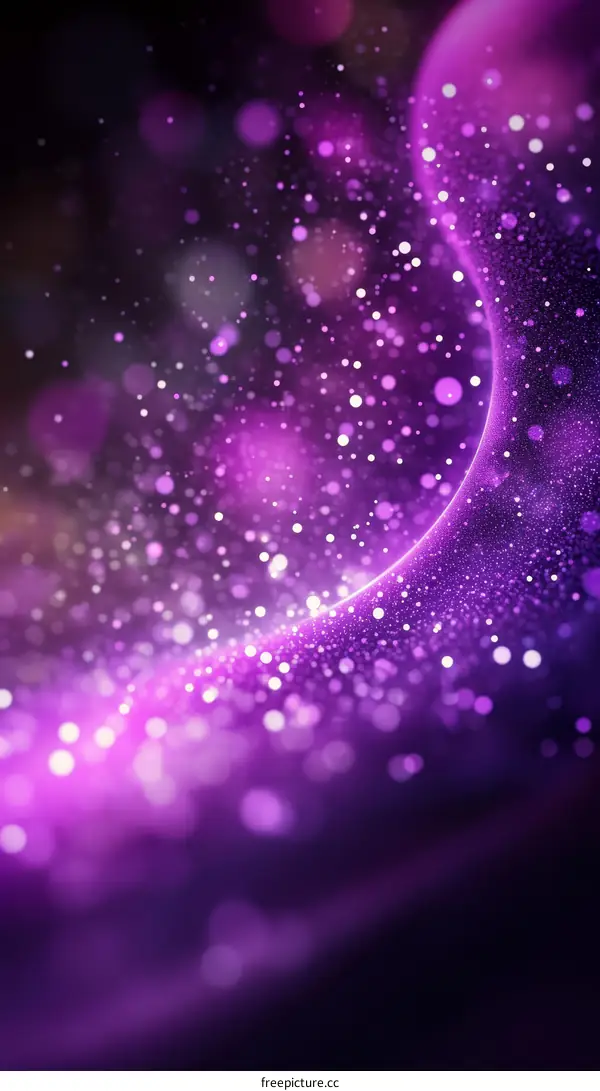 Abstract Purple Glitter Background Design