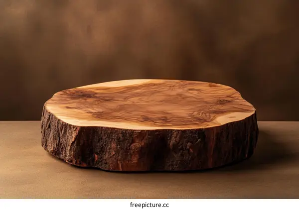 Wooden Slice Display Stand for Products