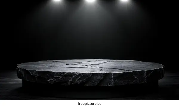 Dark Stone Product Display Platform