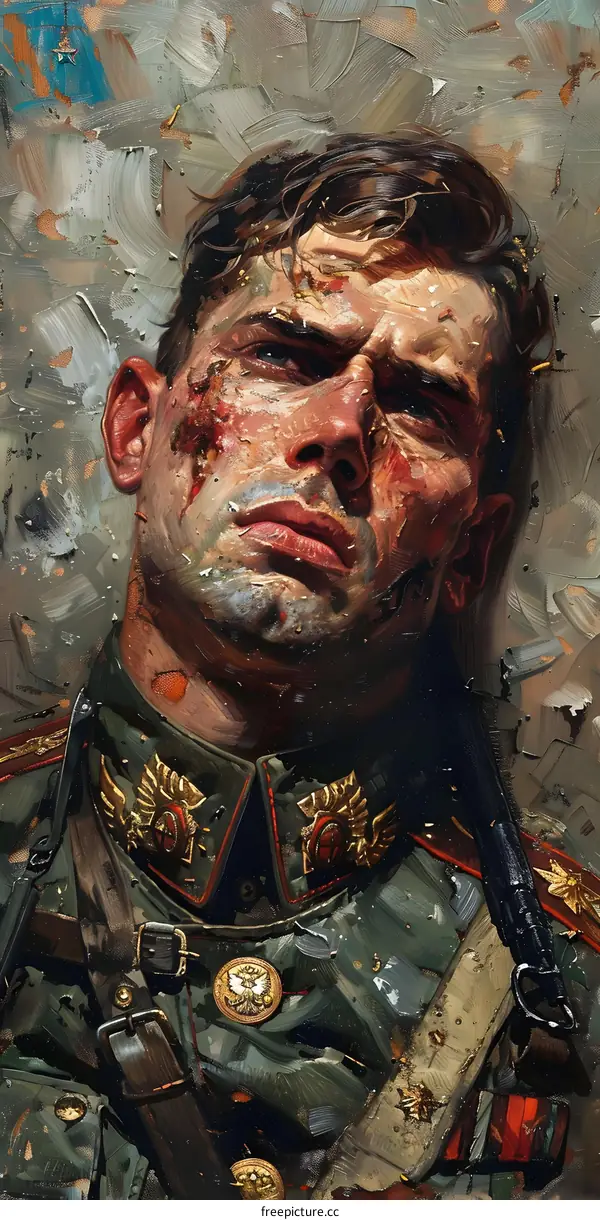 Portrait of a soldier