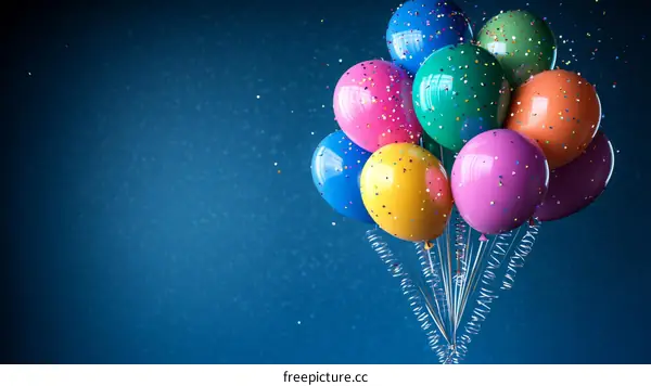 Colorful Balloons Festive Decoration