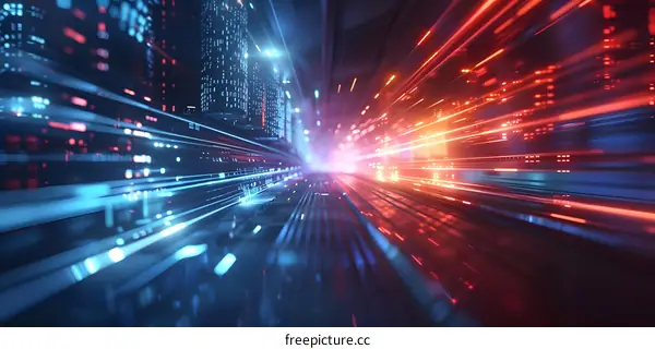 binary code data tunnel