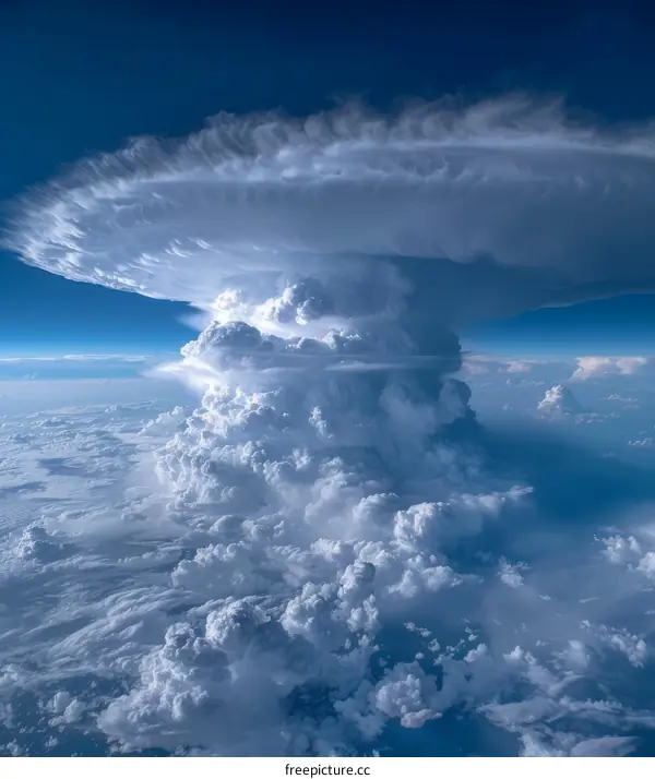 Cumulonimbus Cloud from Above