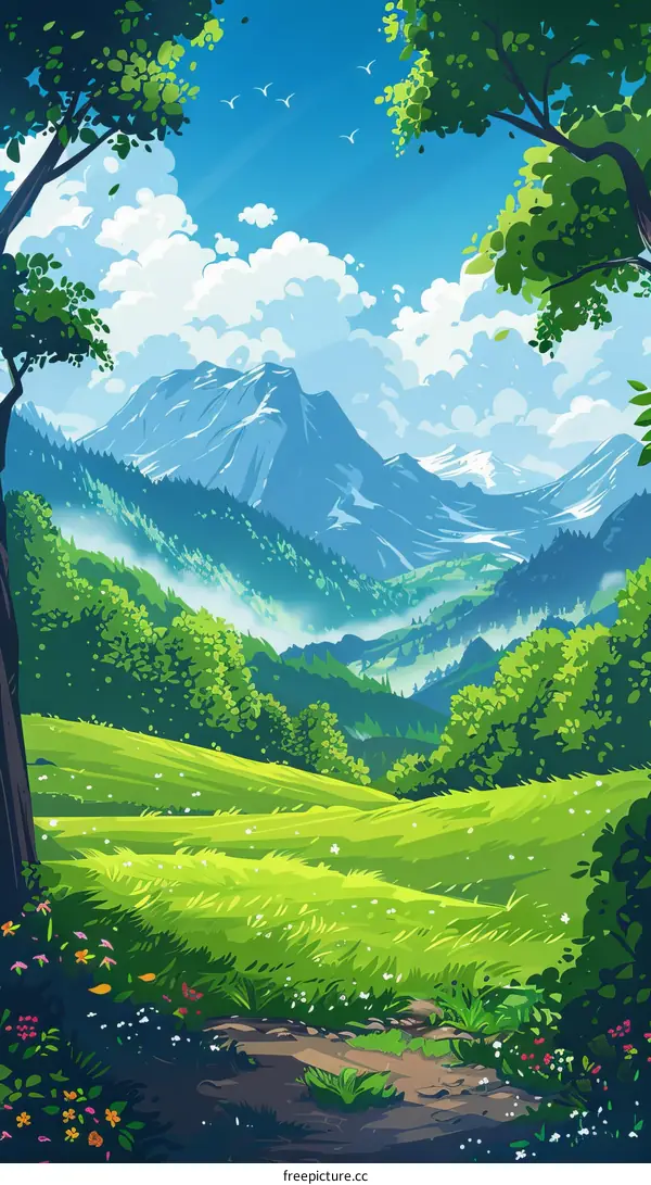 Enchanted Forest: A Fantasy Landscape