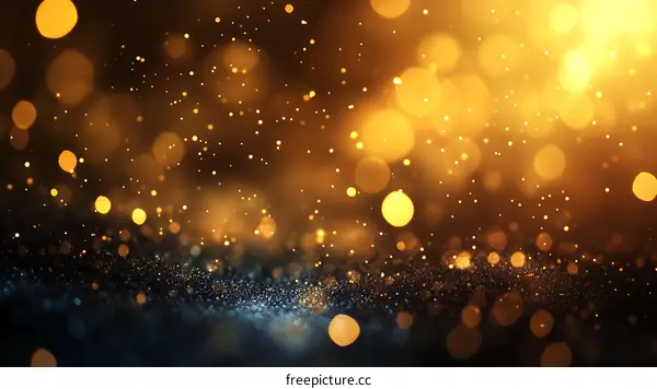 Golden Glitter Background for Celebration