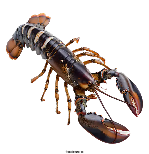 [Transparent Background PNG]Fresh Cooked Lobster Isolated On White Background