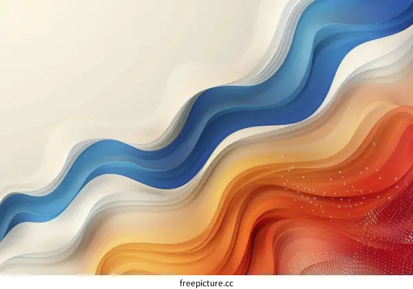 Abstract Wave Art Design