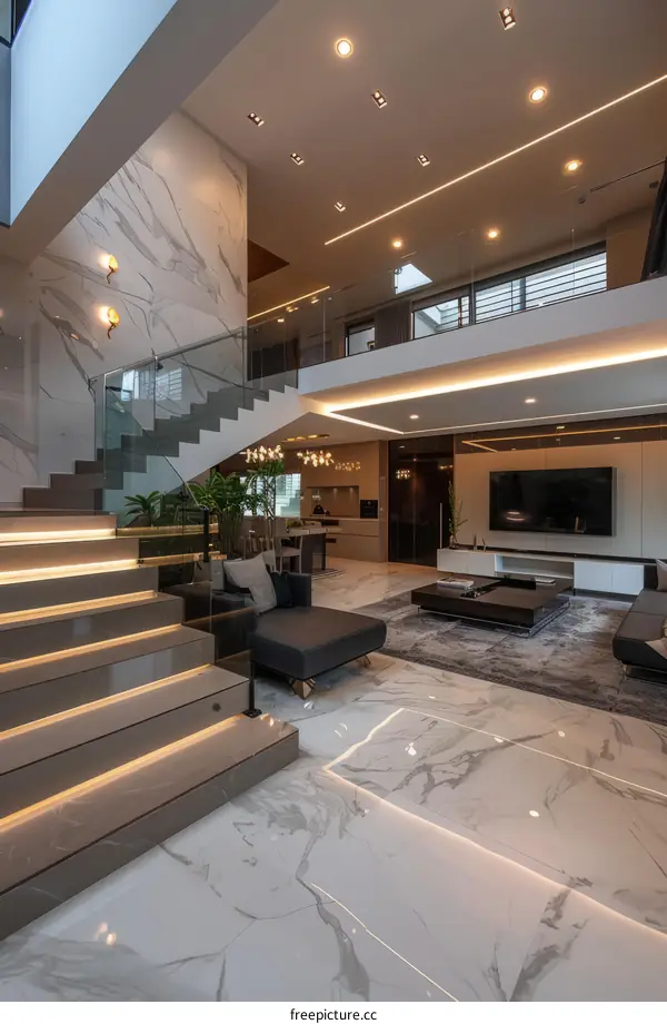 Modern luxury house interior design