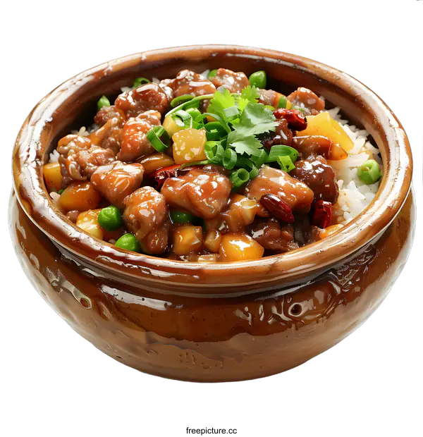 [Transparent Background PNG]Chicken and Rice Casserole