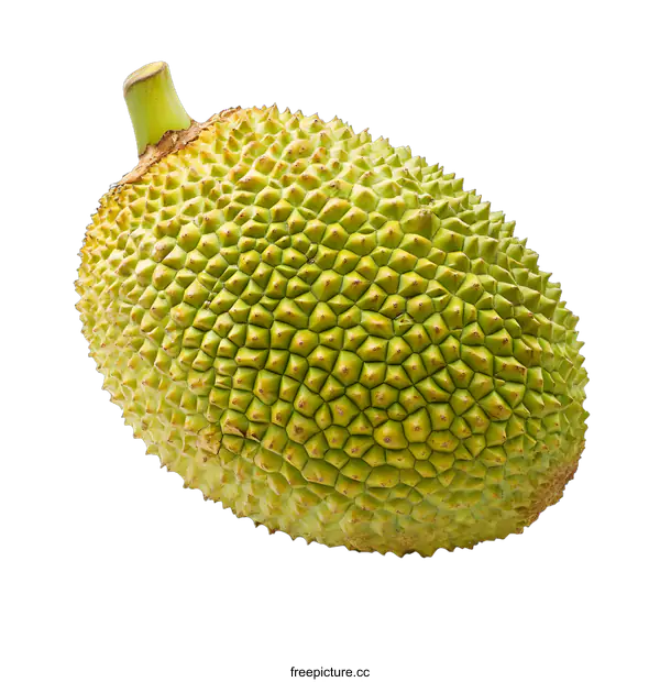 [Transparent Background PNG]Green Jackfruit Isolated On White Background