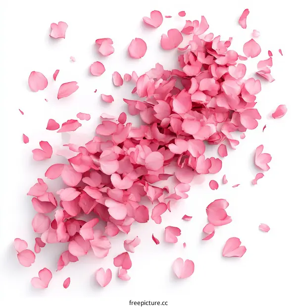 Pink Flower Petals Delicate Floral Design