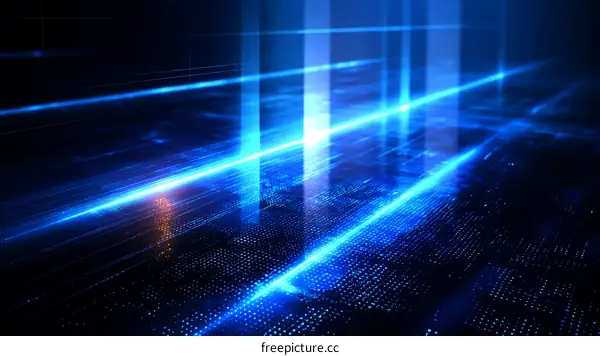 Abstract Futuristic Digital Pathway