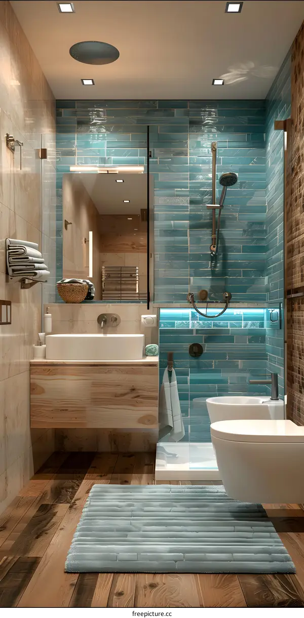 Modern White Bathroom