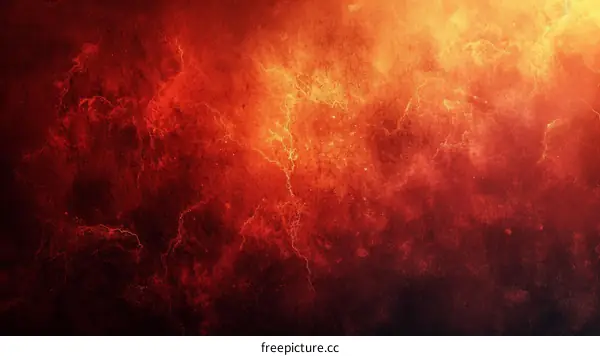 Glowing red and orange abstract background