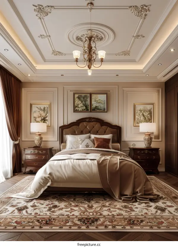Luxury European Bedroom Interior Design